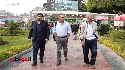  صور.. لازارتي يقوم بجولة في الأهلي ويتفقد التتش   