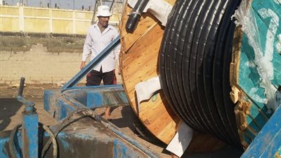 رئيس مدينة الحامول تتابع أعمال منظومة الكهرباء الجديد بالقرى