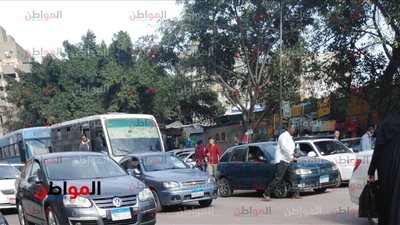 صور.. كثافة مرورية بوسط القاهرة 