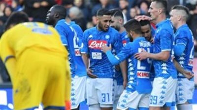 التعادل السلبي ينهي الشوط الأول بين نابولي وكالياري