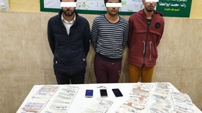 ضبط 3 أشخاص استولوا على 89 ألف جنيه من خزينة شركة بالزيتون