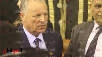 صور| هانى أبو ريدة يقدم العزاء في إبراهيم سعدة 