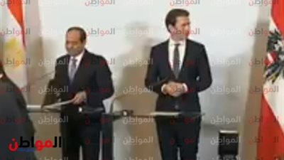 بث مباشر.. مؤتمر صحفى للرئيس السيسى والمستشار النمساوى بفيينا 
