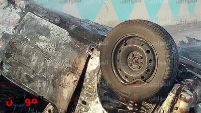 اشتعال النيران بملاكي ببني سويف ..  ونجاة شخصين 