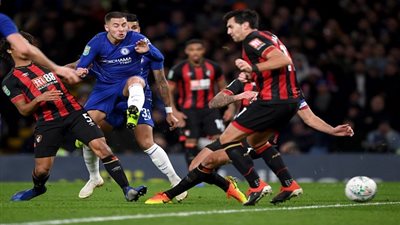 فيديو.. هازارد يقود تشيلسي للفوز على بورنموث والصعود لنصف نهائي كأس كاراباو