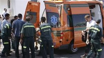 انقلاب سيارة محملة ببضاعة توشيبا العربى في سوهاج