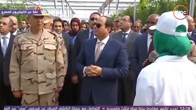 الرئيس السيسى لهادمى الأراضى الزراعية: ابنى صوبة على أرضك بدل ما تبورها.. وهنساعدك 