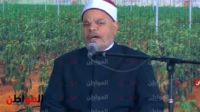 القارئ أحمد تميم المراغي يستهل افتتاح مشروعات الزراعات المحمية بسورة ق