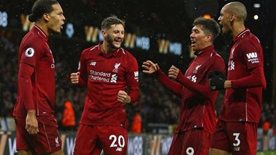إنفوجراف.. ليفربول يحقق 3 أرقام مميزة بعد الفوز على ولفرهامبتون