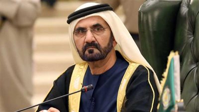 فيديو| حاكم دبي يشارك حفيده الأصغر الرقص بالعصا 