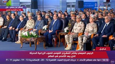السيسي عن افتتاح 100 ألف صوب زراعية : مش عايز أقول خطى غير مسبوقة لكنها جيدة