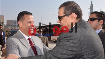 محافظ بني سويف يستقبل وزير القوى العاملة بالديوان العام