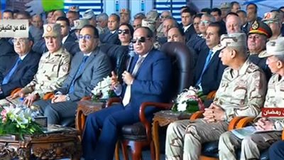 نص كلمة السيسي خلال افتتاح الصوب الزراعية في العاشر من رمضان