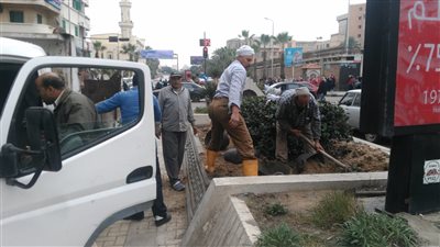 صور| تجهيزات مشددة لاستقبال السيسي فى بشاير الخير 2