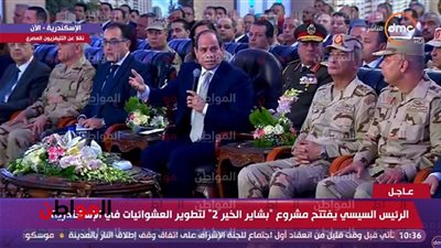 شاهد ماذا طلب السيسي من محافظ الإسكندرية على الهواء