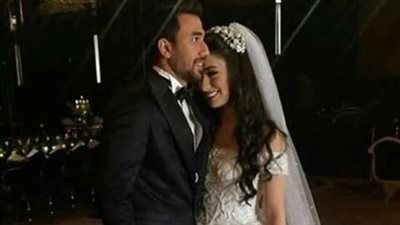 صور.. حفل زفاف تريزيجية بحضور هاني أبوريدة