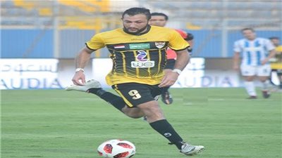 إصابة محمد رجب مهاجم الإنتاج الحربي بقطع في الرباط الصليبي
