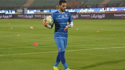 صورة.. حادث سير لحارس الزمالك