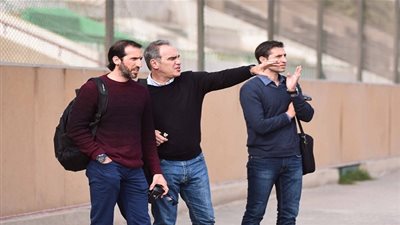مارتن لاسارتي يصل مقر الأهلي ويعقد جلسة خاصة مع سيد عبد الحفيظ