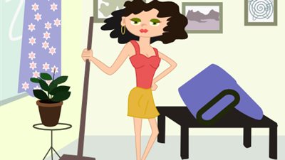 الكنس والطبخ.. اعرفي الطرق الصحيحة التي تجنبك آلام الظهر