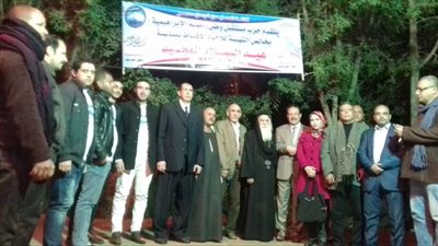 مستقبل وطن يشارك الأقباط عيد الميلاد في الإبراهيمية بـ