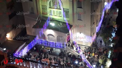  فيديو وصور.. دق أجراس كنيسة مارجرجس الشهيد في شارع مراد مع بدء عام 2019 