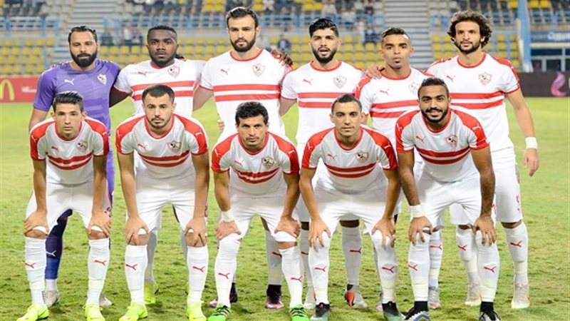 مدافع الزمالك يرتدي