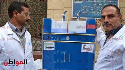 صور .. بدء عمل مشروع الحنفيات الموفرة في مسجد السيدة نفيسة