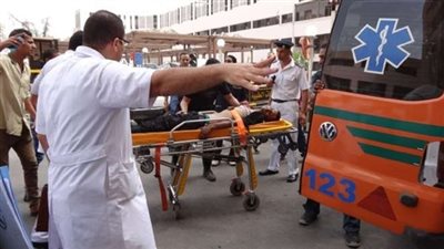 إصابة شخص في حادث تصادم توك توك وسيارة ببني سويف