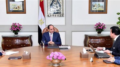 السيسي يجتمع مع رئيس الوزراء ووزير التعليم العالي