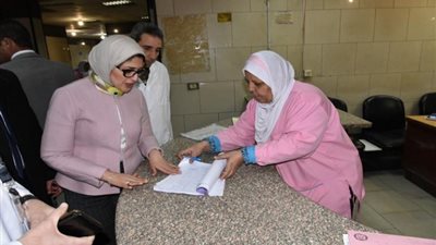وزيرة الصحة: 