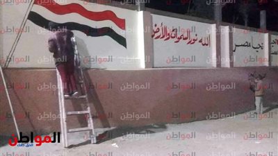صور| الانتهاء من إنشاء وتجميل مدخلي جزيرة الشورانية بـ