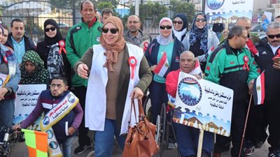 صور .. انطلاق ماراثون مستقبل وطن الرياضي لذوي الإعاقة 