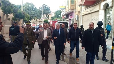 إجراءات أمنية مشددة بكنائس البحيرة تزامنا بعيد الميلاد المجيد
