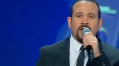 هشام عباس في افتتاح مسجد الفتاح العليم وكاتدرائية ميلاد المسيح