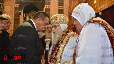 محافظ البحيرة يشهد قداس عيد الميلاد في كاتدرائية السيدة العذراء في دمنهور