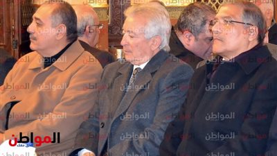 صور.. حلمي طولان يشهد عزاء نجلة الرئيس الراحل محمد أنور السادات