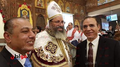 صور .. رجل الأعمال صبري الشاهد يهنئ الأقباط بأعياد الميلاد