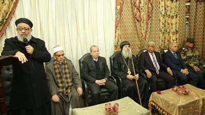 تهنئة عيد الميلاد المجيد 2019 من محافظ كفرالشيخ للاقباط بكنيسة مارجرجس