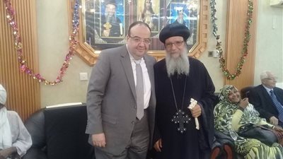 صور| السفارة المصرية في الخرطوم تشارك الجالية في الاحتفال بعيد الميلاد المجيد