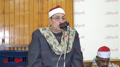 صور.. تلاوة من القاريء أحمد محمود علي البنا في عزاء أرملة الشيخ عبد الباسط عبد الصمد
