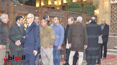 صور| بدأ مراسم عزاء أرملة الشيخ عبد الباسط عبد الصمد في مسجد الحامدية الشاذلية