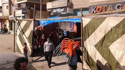 إزالة 525 حالة إشغال ثابتة ومتحركة فى البحيرة 