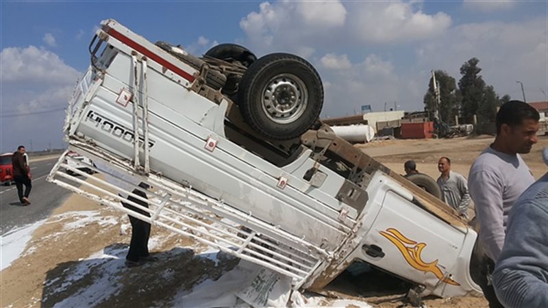 حوادث الطرق فى الصعيد
