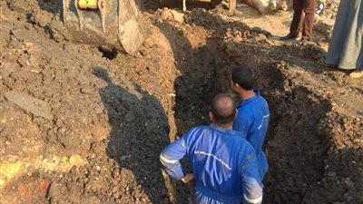 محافظ كفر الشيخ يوجه بإصلاح خطين مياه بقرية محلة موسى
