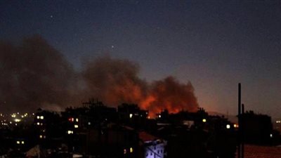 الإعلام الإسرائيلي يقصف السوريين ويدعي قصف مستودع للأسلحة تابع لحزب الله في دمشق