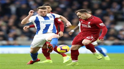 شوط أول سلبي بين ليفربول وبرايتون في الدوري الإنجليزي