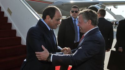   الرئيس السيسى يغادر الأردن متوجهًا للقاهرة 