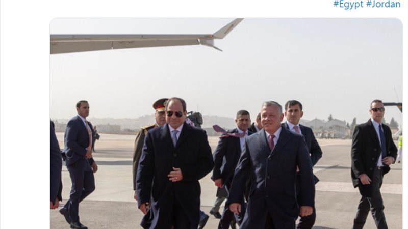 استقبال الرئيس السيسى
