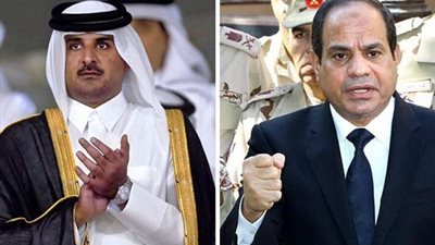 فيديو.. الرئيس السيسى لأمير قطر: حق مصر اللى عندك مش هسيبه 
